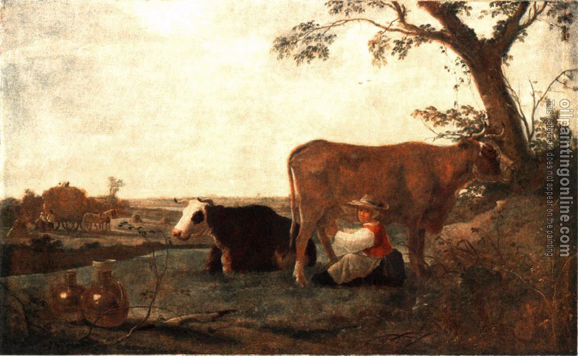 Aelbert Cuyp - The Dairy Maid